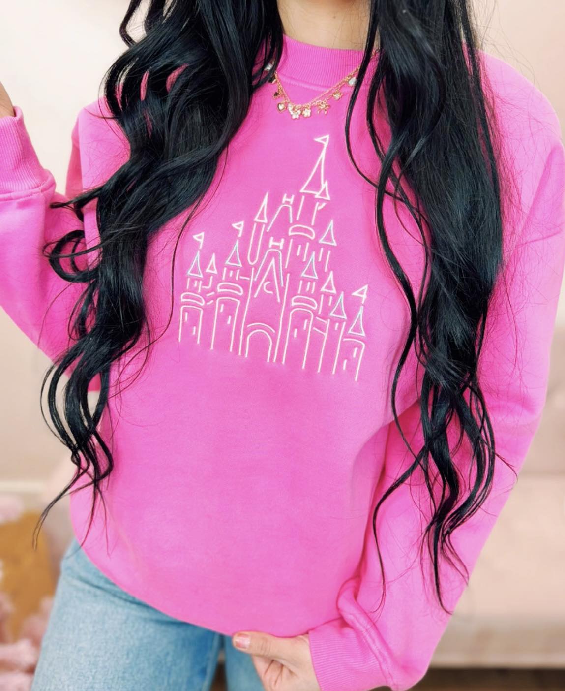 Embroidered Whimsical Fairytale Women's Sweatshirt