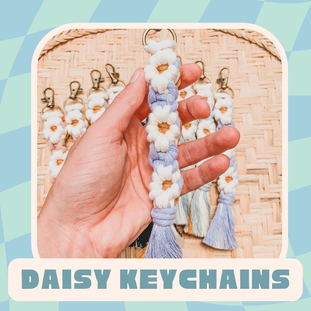 Daisy Keychain