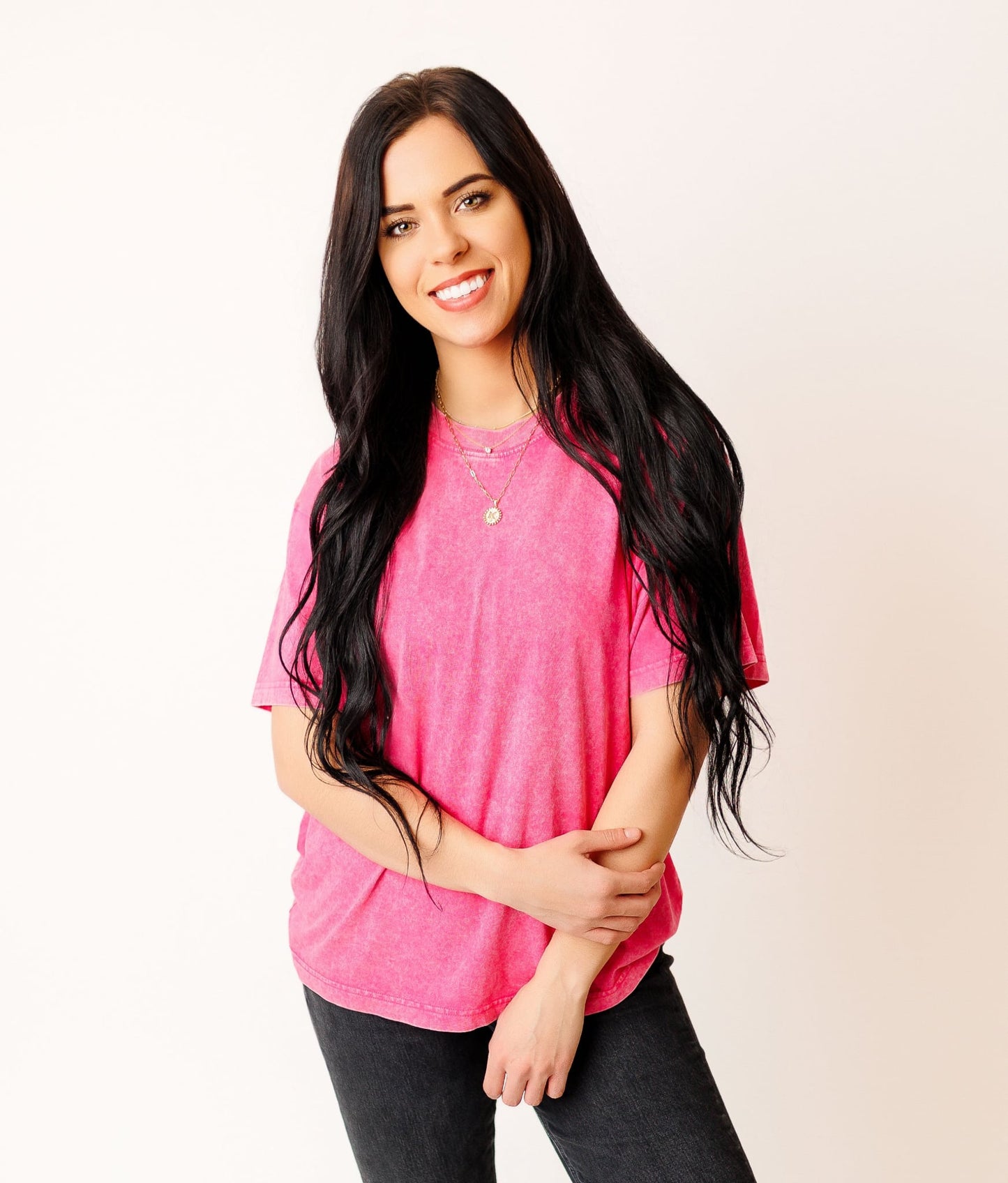 Oversized Acid Washed Vintage Heavyweight Cotton Sunset Apparel T-Shirt
